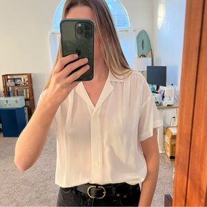 Madewell Silk Camp Shirt
